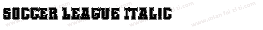Soccer League Italic字体转换